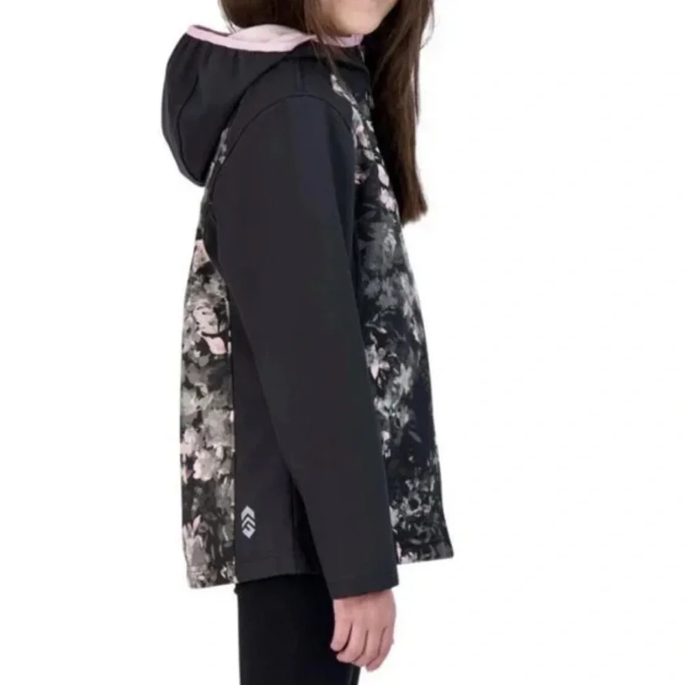 Free Country| Super Softshell Wind/Water Resistant Lightweight Floral Jacket